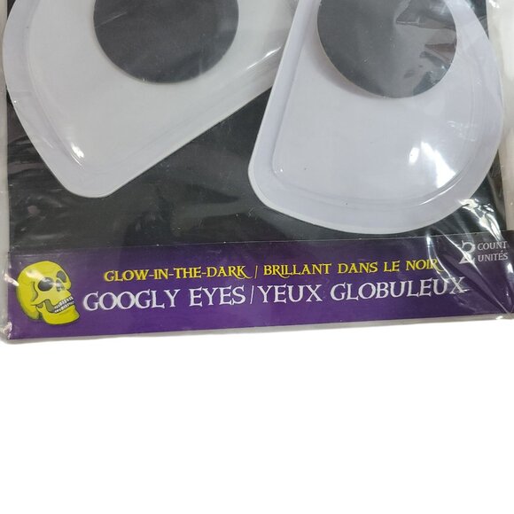 Greenbrier Halloween Glow in the Dark Googly Eyes Decor Vintage Lot of 3 NEW - Picture 6 of 7